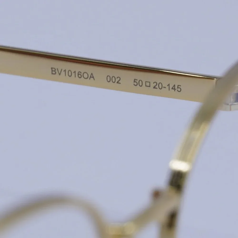 Bottega Veneta BV1016OA 002 Eyeglasses Gold 50mm Round Frame